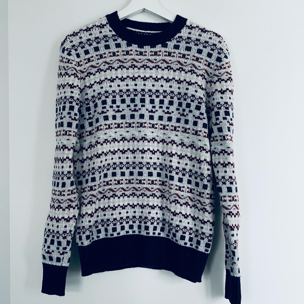 RW & Co. Crewneck Sweater (multicolor, XS)